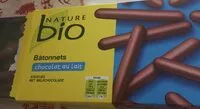 Mängden socker i Bâtonnets chocolat au lait
