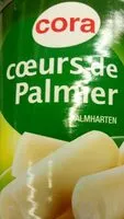 Mängden socker i Coeurs de palmiers