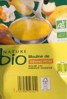 Mängden socker i Mouline de legumes bio