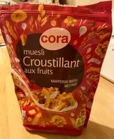 Mängden socker i Muesli Croustillant aux fruits