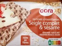 Mängden socker i Tartines croustillantes Seigle complet et sésame