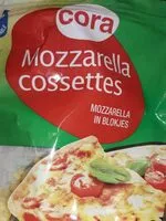 Mängden socker i Mozarella cossettes cora