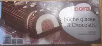 Mängden socker i Bûche glacée 3 chocolats