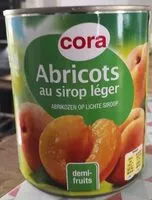 Mängden socker i Abricots au sirop léger