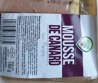 Mängden socker i Mousse de canard