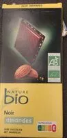Mängden socker i Nature Bio Noir Amandes