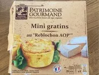 Mängden socker i Mini gratin reblochon AOP