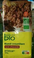 Mängden socker i Muesli croustillant tout chocolat