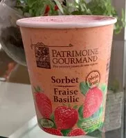 Mängden socker i Sorbet fraise basilic