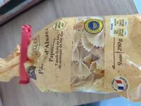 Mängden socker i Pâtes d'Alsace papillon