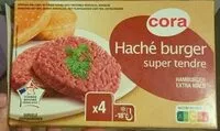 Mängden socker i Haché Burger Super Tendre