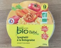 Mängden socker i Spaghetti à la bolognaise nature bio bébé