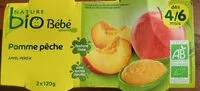 Mängden socker i Compote pomme pêche