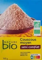 Mängden socker i Coucous moyen semi complet