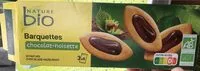 Mängden socker i Barquettes chocollat-noisette