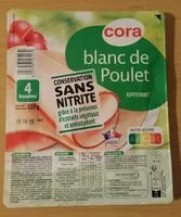 Mängden socker i Blanc de poulet conservation sans nitrite