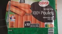 Mängden socker i Knacks 100% poulet
