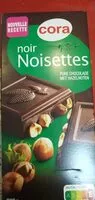 Mängden socker i Chocolat noir noisettes
