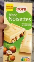 Mängden socker i Chocolat blanc noisettes