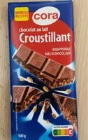 Mängden socker i Chocolat au lait croustillant