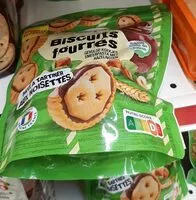 Mängden socker i Biscuits fourrés