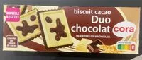 Mängden socker i Biscuit cacao Duo chocolat