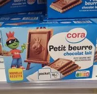 Mängden socker i Petit Beurre Cora Choco lait