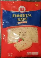 Mängden socker i Emmental râpé