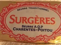 Mängden socker i Beurre AOP Charentes-Poitou