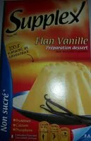 Mängden socker i Flan vanille non sucré SUPPLEX