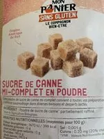 Mängden socker i Sucre de canne mis complet en poudre