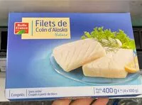 Mängden socker i Filet de colin d’alaska