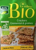 Mängden socker i Crackers Emmental & graines