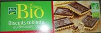 Mängden socker i Biscuits tablette au chocolat noir