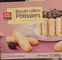 Mängden socker i Biscuits Cuillère Patissier