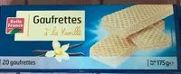 Mängden socker i Gaufrette A La Vanille 175gr