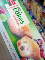 Mängden socker i Mini cakes aux fruits
