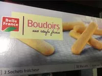 Mängden socker i Pack 30 Boudoirs Oeufs B. F