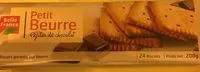 Mängden socker i Petit Beurre Pépites de Chocolat Noir