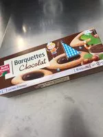 Mängden socker i Barquettes Chocolat Noisette