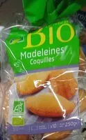 Mängden socker i Madeleine coquilles bio