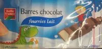 Mängden socker i Barre chocolat fourré lait