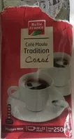 Mängden socker i Café moulu tradition corsé