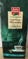 Mängden socker i Café moulu 100% arabica