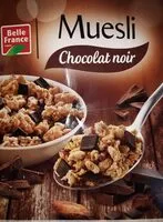 Mängden socker i Muesli chocolat noir