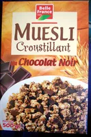 Mängden socker i Muesli Croustillant au Chocolat Noir