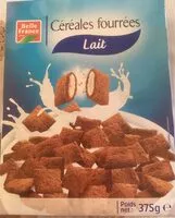 Mängden socker i Céréales fourrées au lait