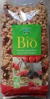 Mängden socker i Muesli croustillant aux fruits rouges