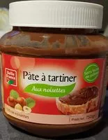 Mängden socker i Pâte à tartiner
