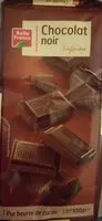 Mängden socker i Chocolat noir